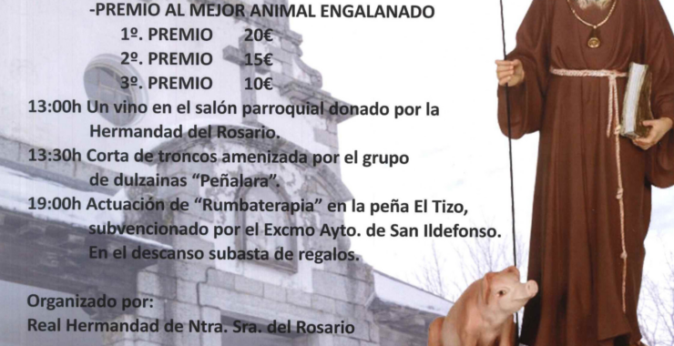 Valsaín celebra este sábado la Festividad de San Antón