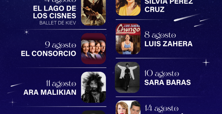 Rodrigo Cuevas, Sergio Dalma, Sílvia Pérez Cruz y Ara Malikian, en el Festival Noches Mágicas de La Granja