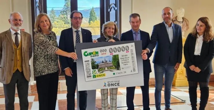 La ONCE dedica un cupón al Palacio Real de La Granja