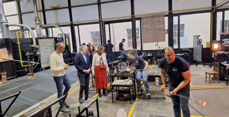 La Real Fábrica de Cristales de La Granja se convierte en Centro de Referencia Nacional de FP en el área del vidrio