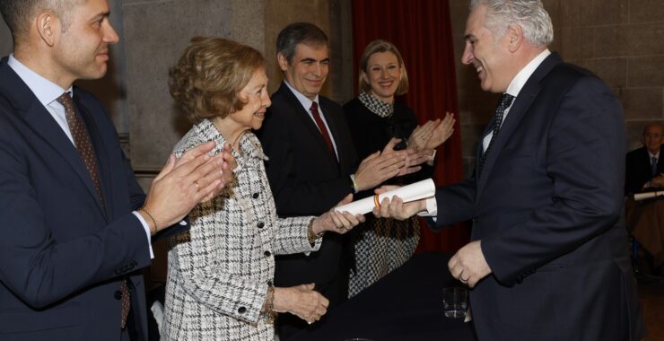 S. M. la Reina doña Sofía entregó los Premios Hispania Nostra y Europa Nostra en el Real Sitio de San Ildefonso