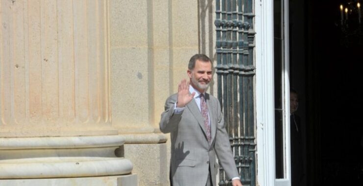 El rey Felipe VI visita La Granja de San Ildefonso