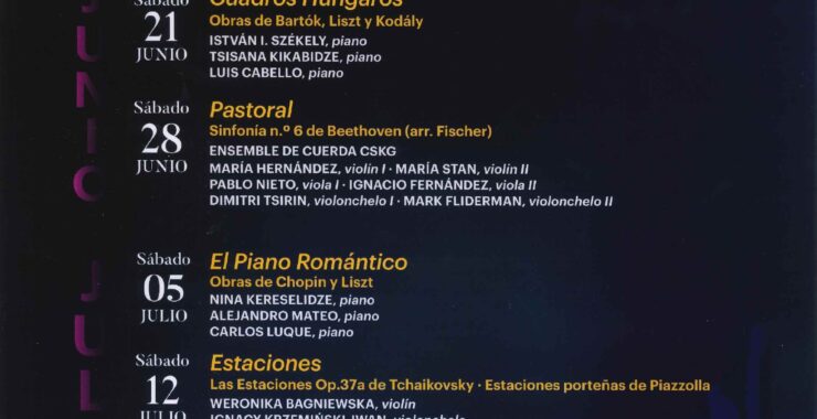 El Festival Noches del Real Sitio, dentro de Noches Mágicas de La Granja, celebra su XVIII edición