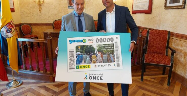 La ONCE dedica un cupón al Mercado Barroco de La Granja