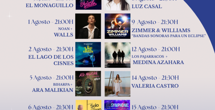 FESTIVAL INTERNACIONAL DE MÚSICA Y DANZA 2026